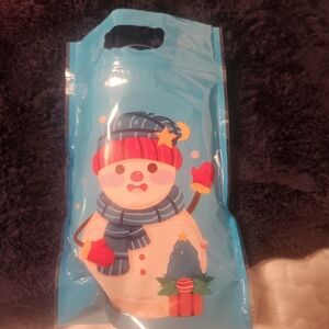 Festive Snowman Stuffed Gift Bag